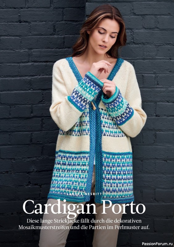 Вязаные модели в журнале «The Knitter Germany №59 2022»