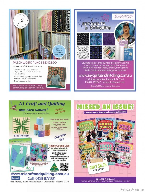 Коллекция проектов для рукодельниц в журнале &laquo;Quilters Companion №137 2026&raquo;