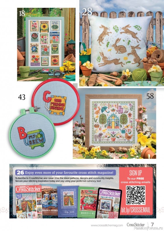 Коллекция вышивки в журнале &laquo;CrossStitcher №432 2026&raquo;