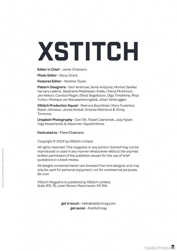 Коллекция вышивки в журнале «XStitch Magazine №27 2024»