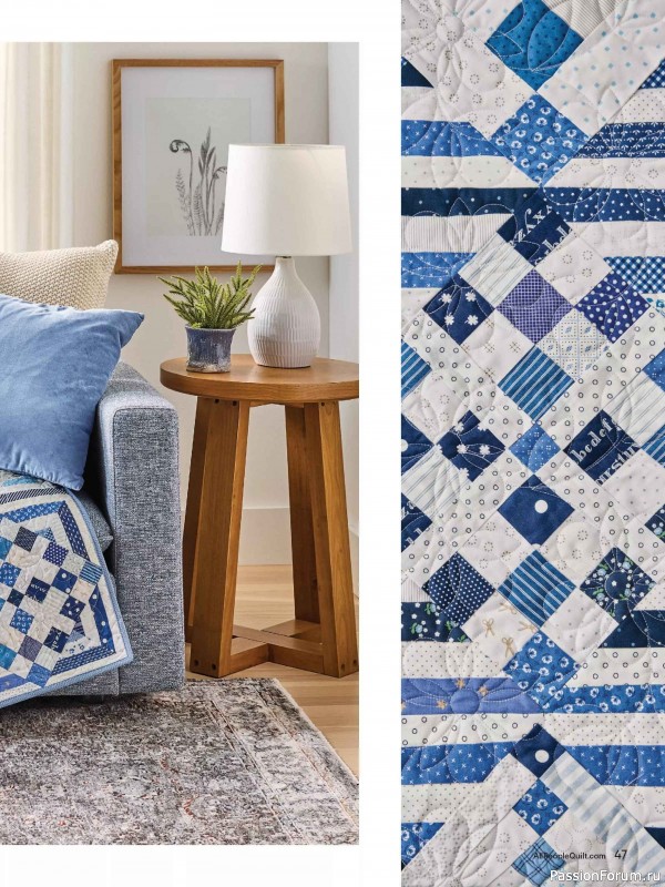 Коллекция проектов для рукодельниц в журнале «American Patchwork & Quilting №198 2025»