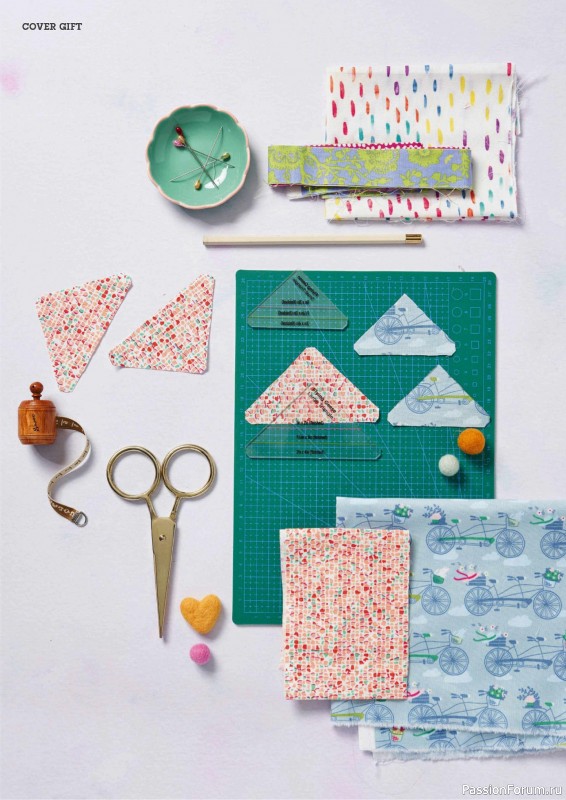 Коллекция проектов для рукодельниц в журнале «Love Patchwork & Quilting №145 2024»