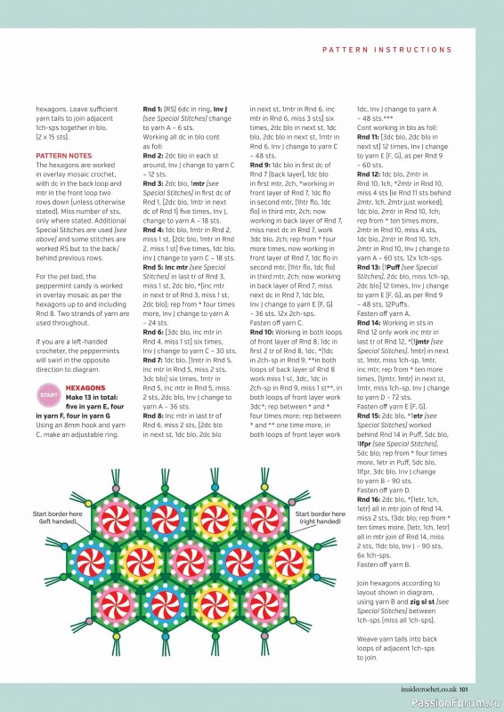 Вязаные проекты крючком в журнале «Inside Crochet №184 2025»