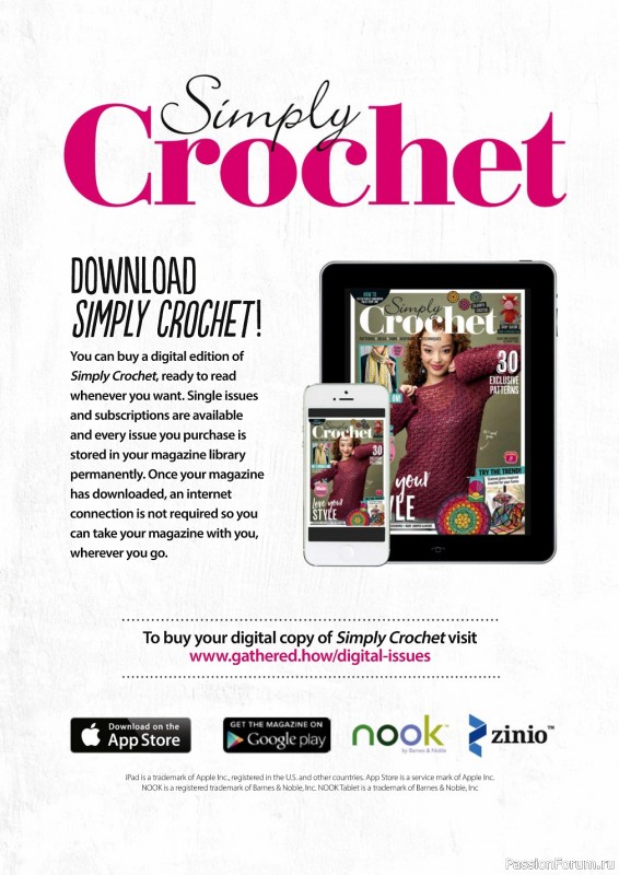 Вязаные проекты крючком в журнале « Simply Crochet №133 2023»