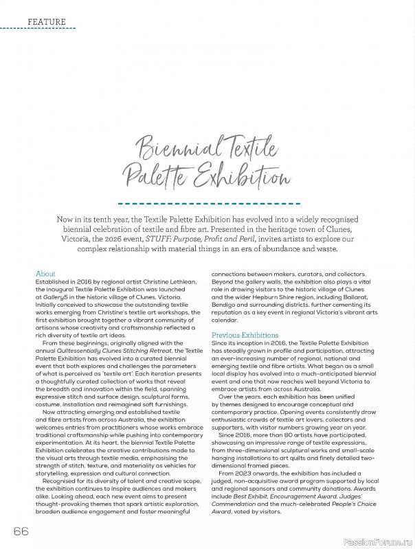 Коллекция проектов для рукодельниц в журнале &laquo;Quilters Companion №137 2026&raquo;