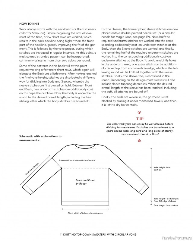 Вязаные проекты в книге «Top-Down Colorwork Knit Sweaters and Accessories»