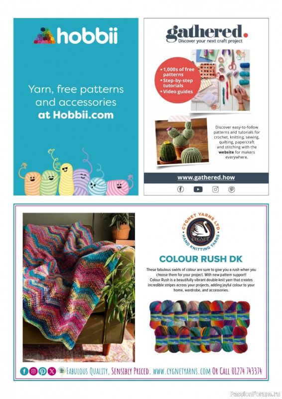 Вязаные проекты крючком в журнале «Simply Crochet №162 2025»