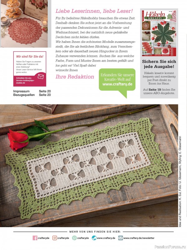 Вязаные проекты спицами в журнале «Hakeln Kreativ №6 2025»