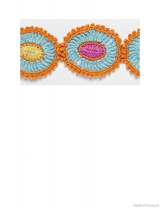 Вязаные проекты в книге &laquo;150 Crochet Borders&raquo;. Часть 1