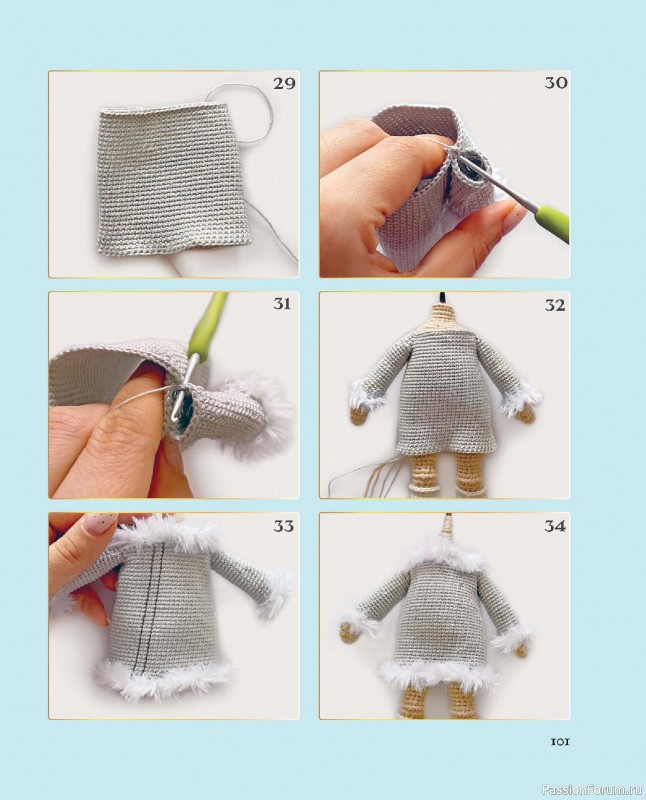 Вязаные проекты в книге &laquo;Киногуруми&raquo;.