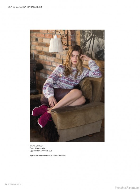 Вязаные проекты в журнале &laquo;Yarnmade №1 2020 Spring & Summer&raquo;