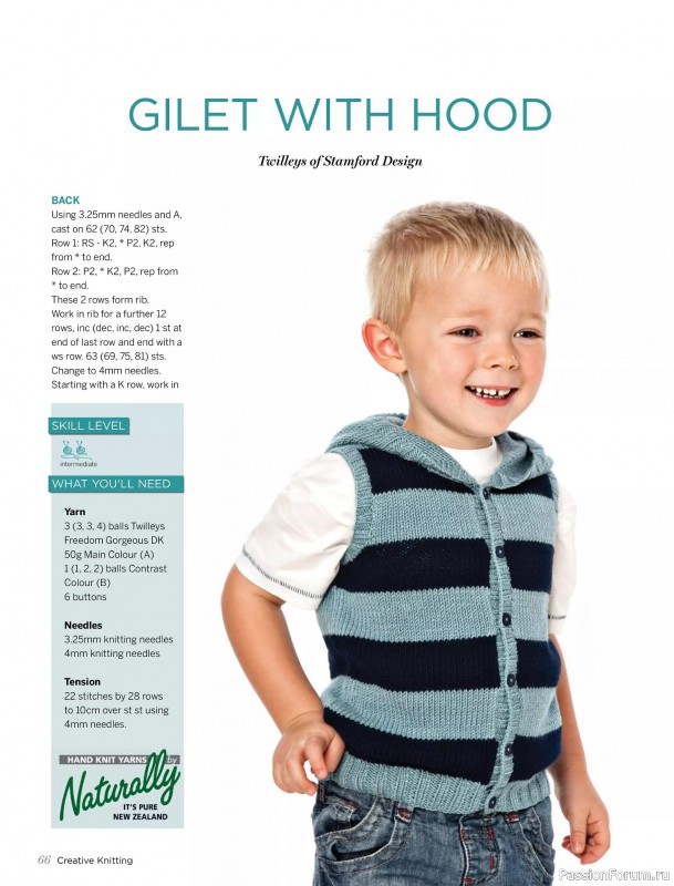 Вязаные модели спицами в журнале «Creative Knitting №91 2025»