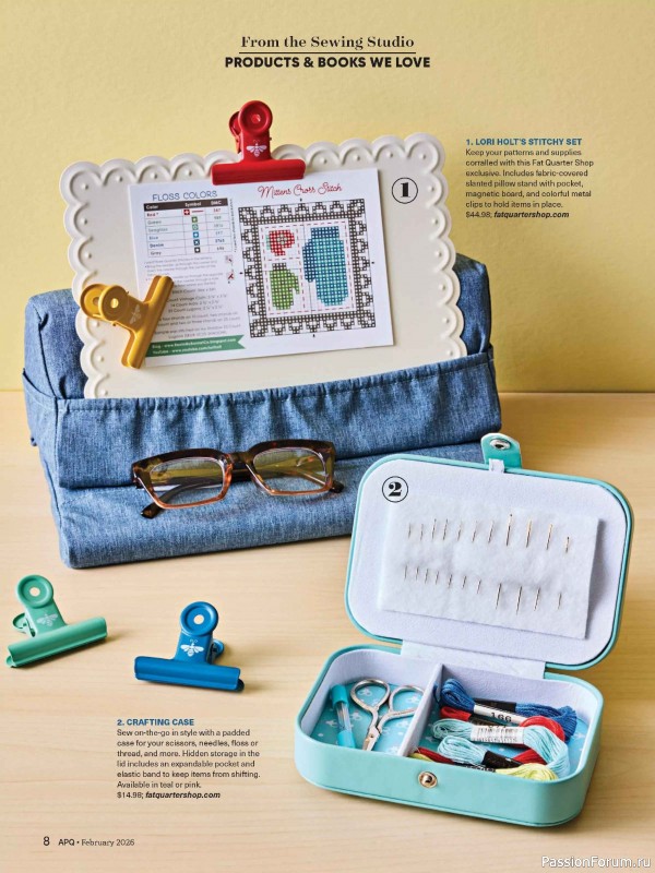 Коллекция проектов для рукодельниц в журнале «American Patchwork & Quilting №198 2025»