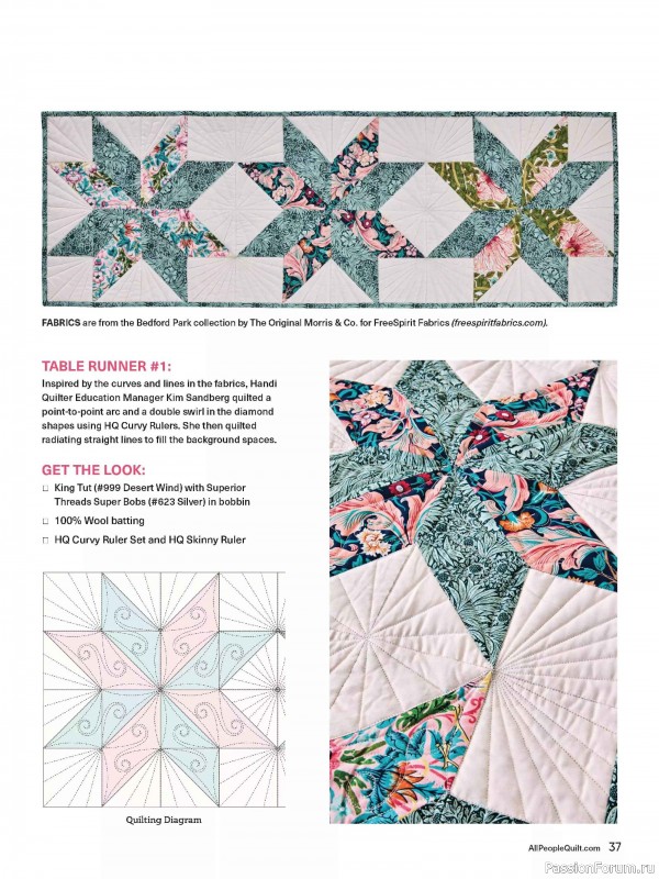 Коллекция проектов для рукодельниц в журнале «American Patchwork & Quilting №198 2025»
