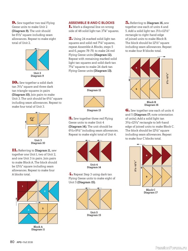 Коллекция проектов для рукодельниц в журнале «American Patchwork & Quilting №201 2026»