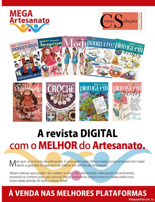 Вязаные модели в журнале «Ideias Criativas Artesanais - Marco 2024»