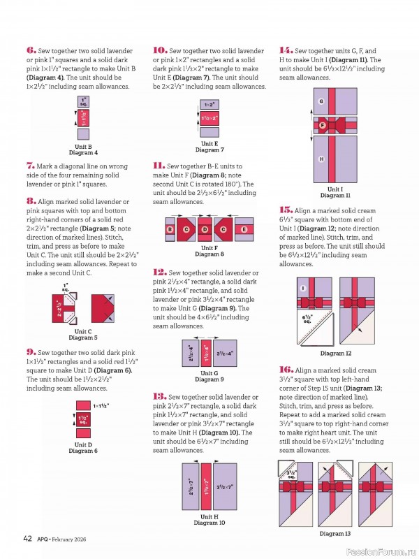 Коллекция проектов для рукодельниц в журнале «American Patchwork & Quilting №198 2025»