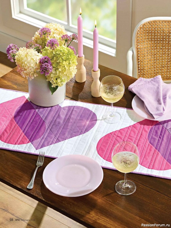 Коллекция проектов для рукодельниц в журнале «American Patchwork & Quilting №198 2025»