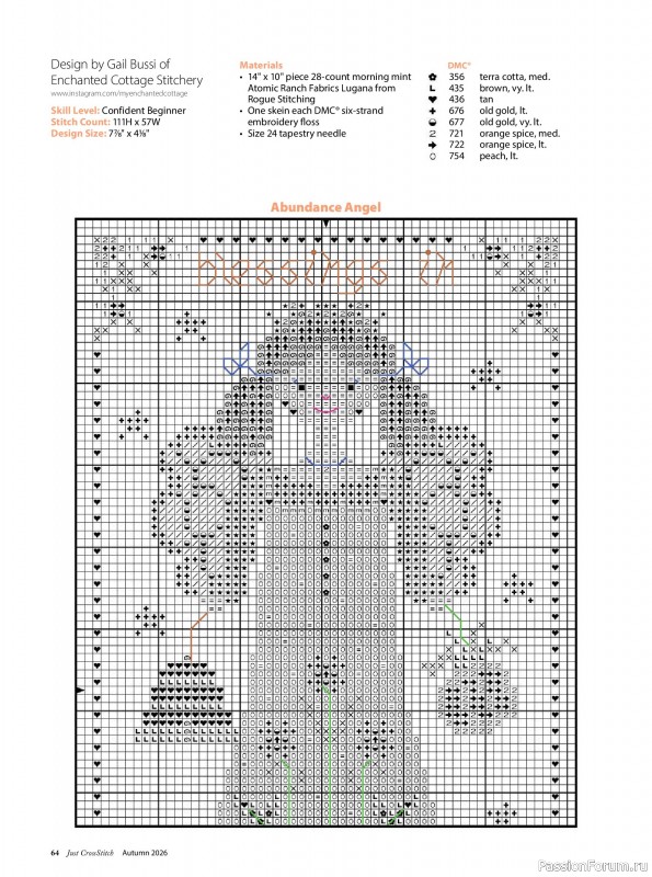 Коллекция вышивки в журнале &laquo;Just CrossStitch - Autumn 2026&raquo;