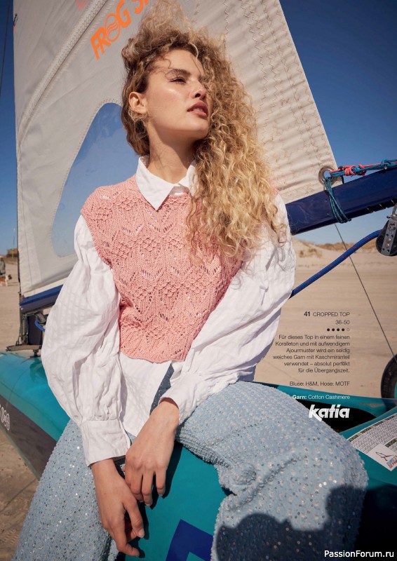 Вязаные модели в журнале «Burda Stricken №3 2025»