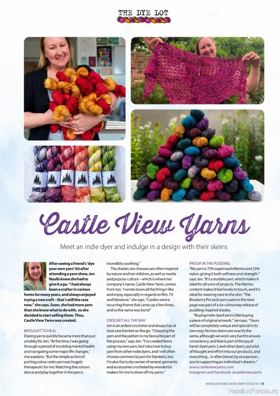 Вязаные проекты крючком в журнале « Simply Crochet №133 2023»