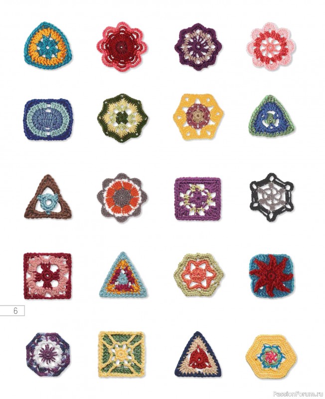 Вязаные проекты в книге «Go Crochet! Afghan Design Workshop».