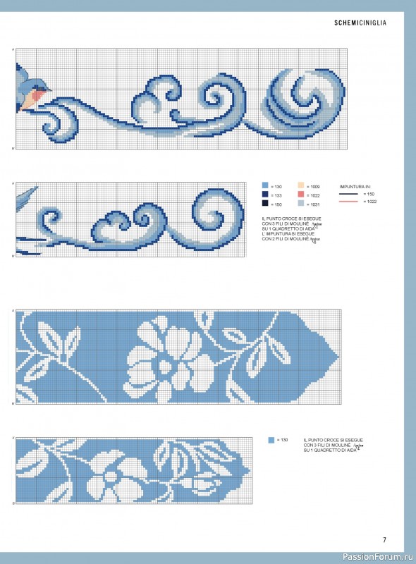 Коллекция вышивки в журнале &laquo;Mani di Fata - A Punto Croce - Marzo 2026&raquo;