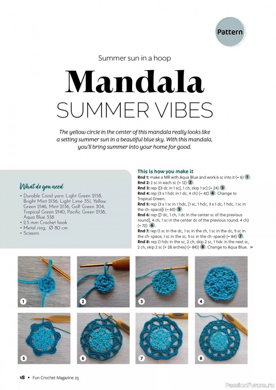 Вязаные проекты крючком в журнале «Fun Crochet Magazine №23 2025»