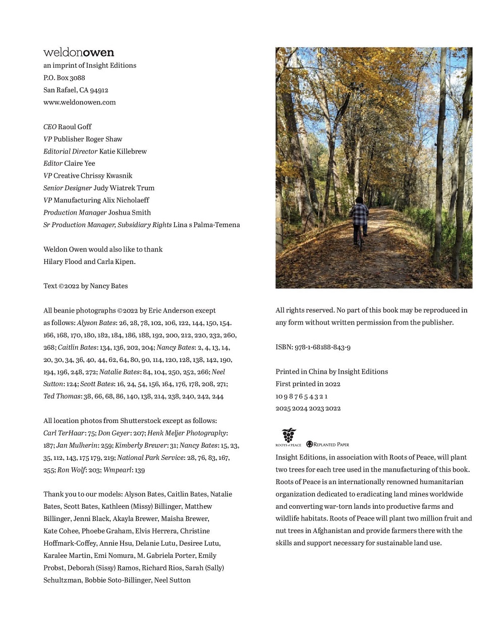 Коллекция моделей шапок в книге «Кnitting the National Parks»