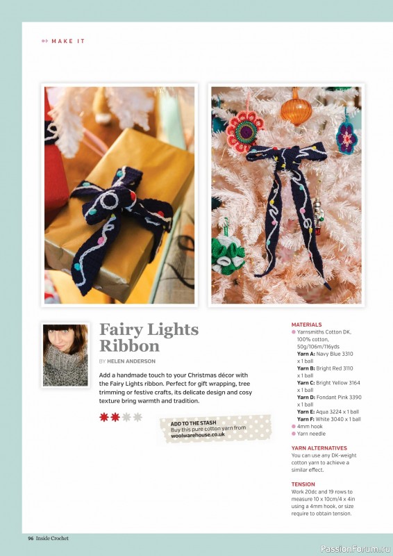 Вязаные проекты крючком в журнале «Inside Crochet №184 2025»