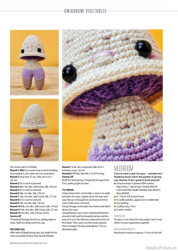 Вязаные проекты крючком в журнале «Simply Crochet №134 2023»