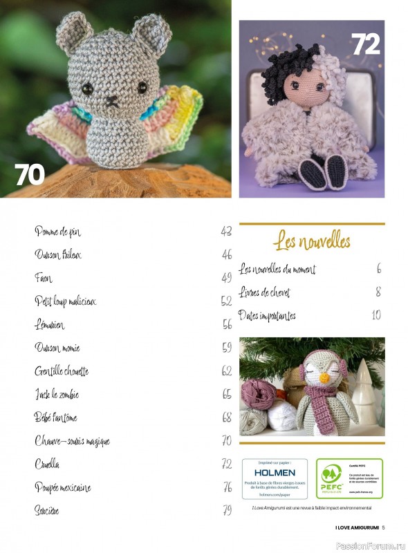 Вязаные проекты крючком в журнале «I Love Amigurumi №6 2025»