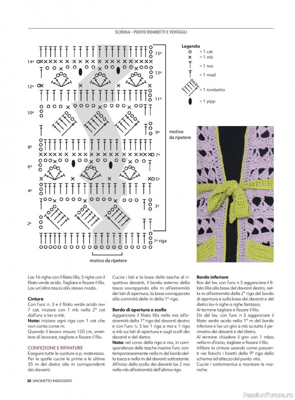 Вязаные проекты в журнале &laquo;Uncinetto Indossato №15 2026&raquo;