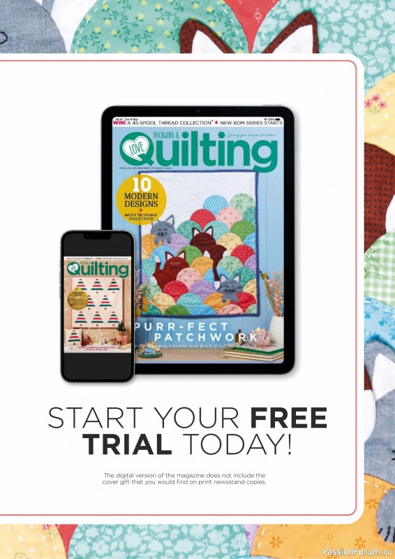 Коллекция проектов для рукодельниц в журнале «Love Patchwork & Quilting №157 2025»