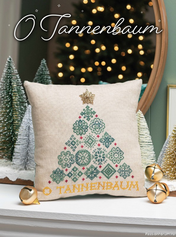 Коллекция вышивки в журнале «Just CrossStitch - Christmas 2025»