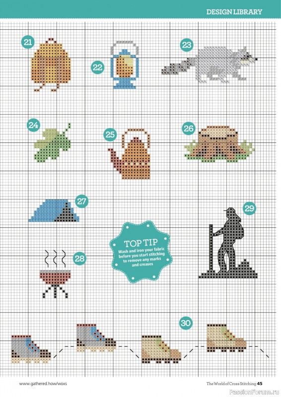 Коллекция вышивки в журнале «The World of Cross Stitching №360 2025»