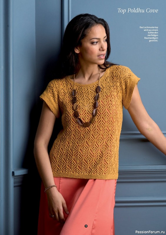 Вязаные проекты спицами в журнале «The Knitter Germany №65 2023»