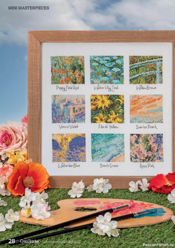 Коллекция вышивки в журнале «CrossStitcher №419 2025»