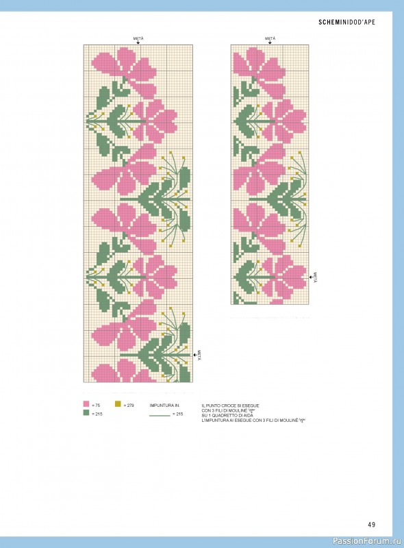 Коллекция вышивки в журнале &laquo;Mani di Fata - A Punto Croce - Marzo 2026&raquo;