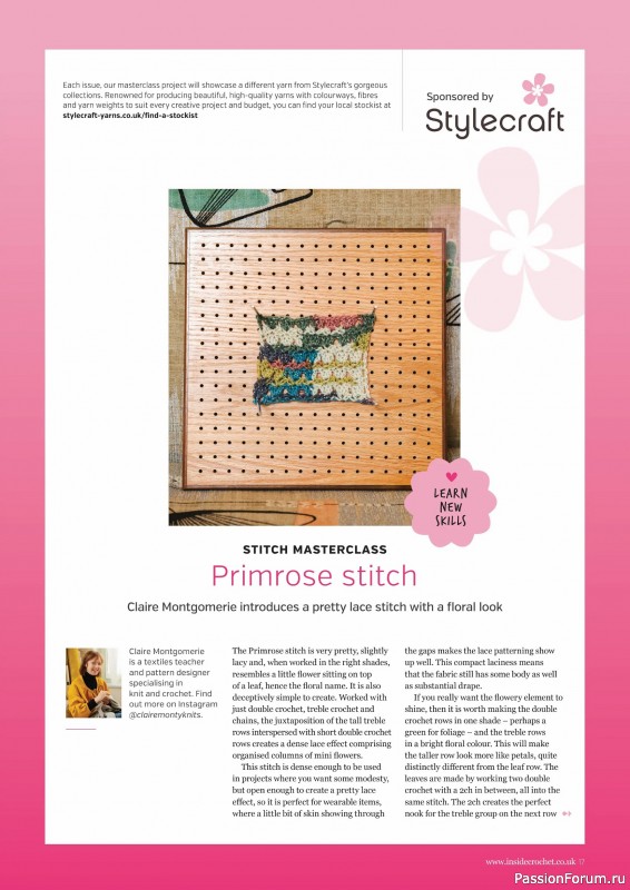 Вязаные проекты крючком в журнале «Inside Crochet №184 2025»