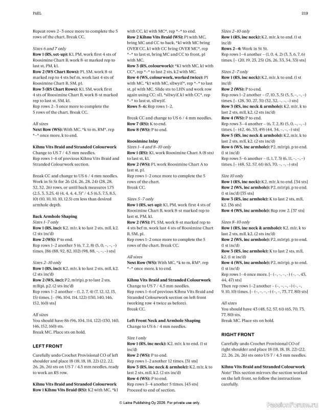 Вязаные проекты в журнале &laquo;Laine Magazine - Anniversary Issue 2026&raquo;. Часть 2