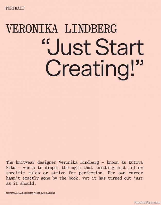 Вязаные модели в журнале «Laine Magazine №23 2025 Winter».