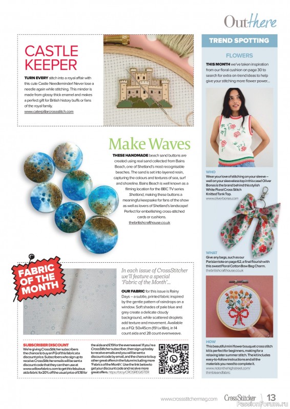 Коллекция вышивки в журнале &laquo;CrossStitcher №439 2026&raquo;