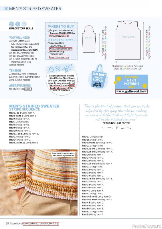Вязаные проекты крючком в журнале «Simply Knitting №238 2023»