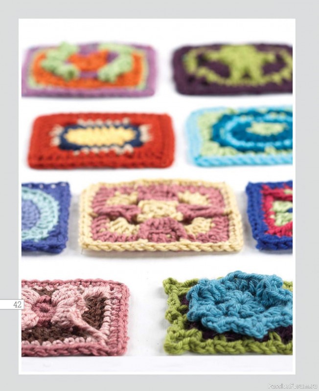 Вязаные проекты в книге «Go Crochet! Afghan Design Workshop».