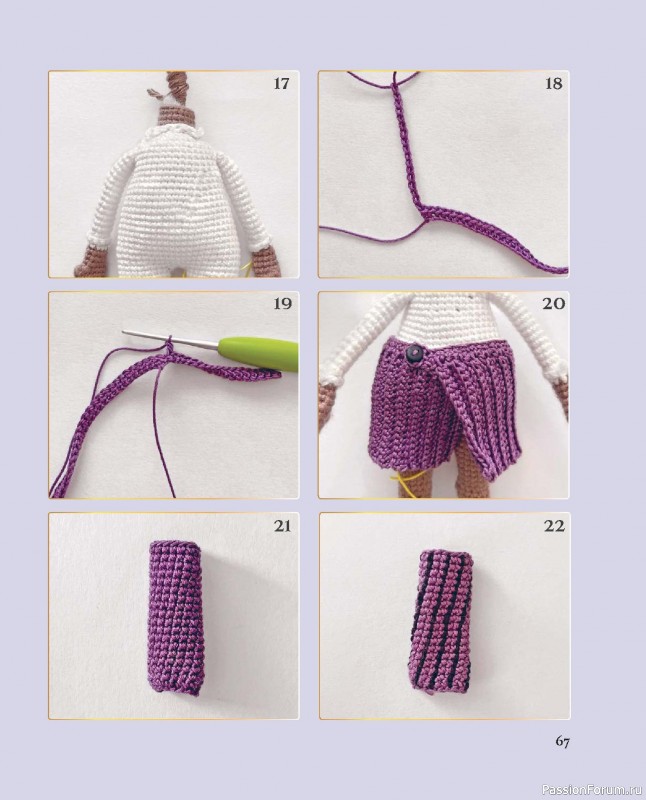 Вязаные проекты в книге &laquo;Киногуруми&raquo;.