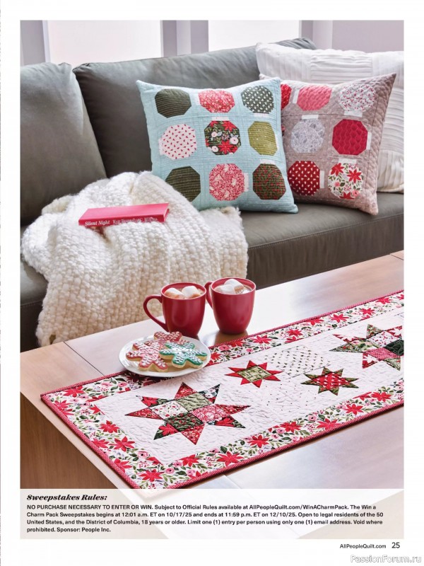 Коллекция проектов для рукодельниц в журнале «American Patchwork & Quilting №197 2025»