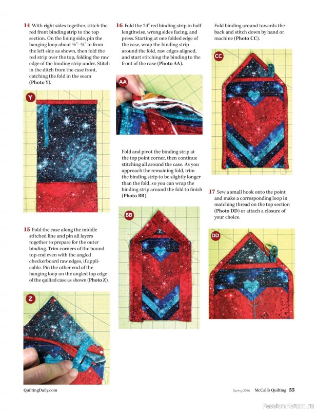 Коллекция проектов для рукодельниц в журнале «McCalls Quilting - Spring 2026»