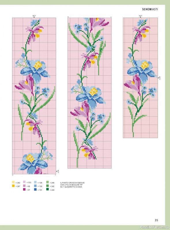 Коллекция вышивки в журнале &laquo;Mani di Fata - A Punto Croce - Marzo 2026&raquo;