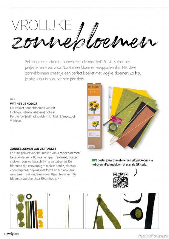 Коллекция проектов для рукодельниц в журнале «HobbyHandig №256 2025»